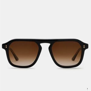 KREWE Black and Brown Sunglasses
